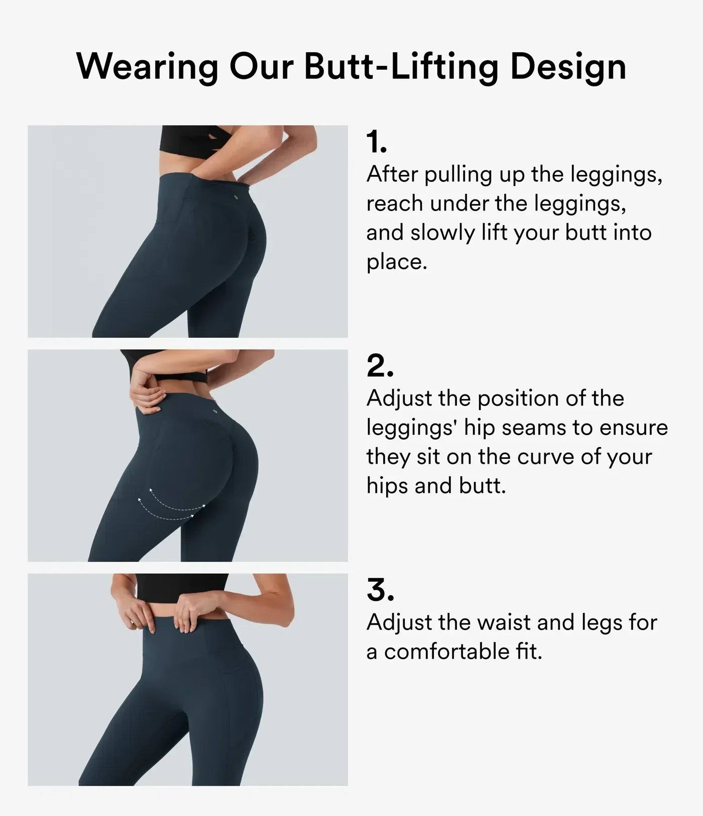 ContourCore - High-Waist Sculpting Leggings with Pockets