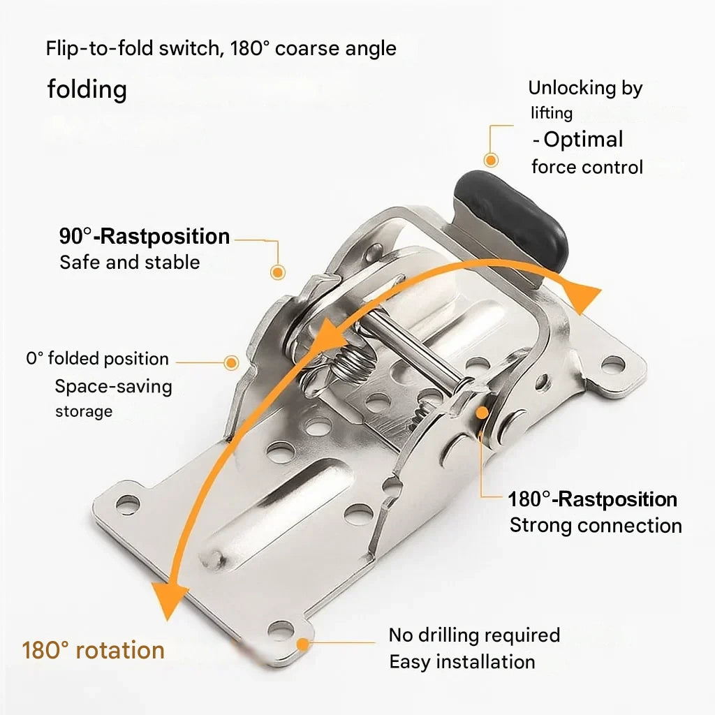 TitanFold — Raskaat kokoontaitettavat pöytätelineet