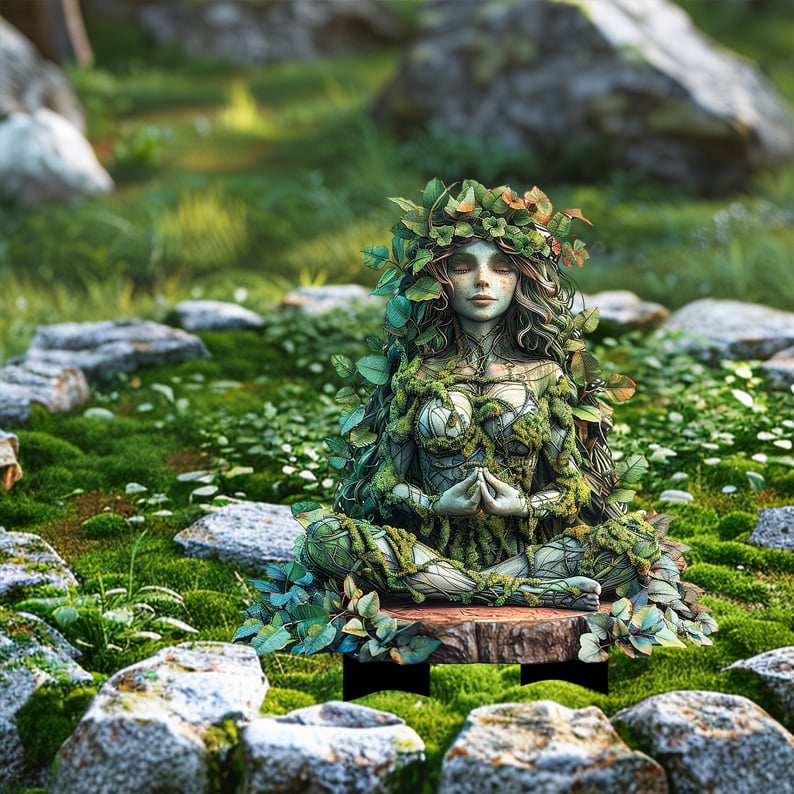 MysticBloom - Piquet decorativo da giardino incantato per esterni