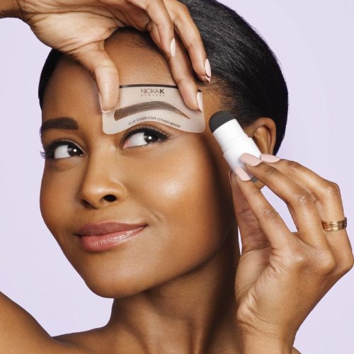 VividArch — Kit de sello para cejas con plantillas para unas cejas naturales y definidas