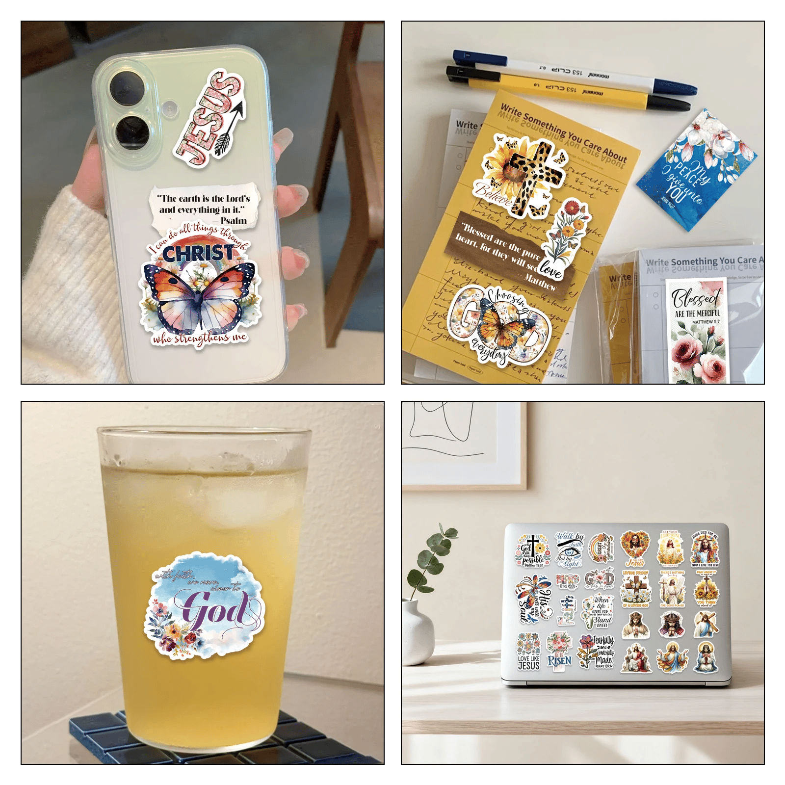 FaithGlow – Inspirierendes Bibel-Aufkleberset