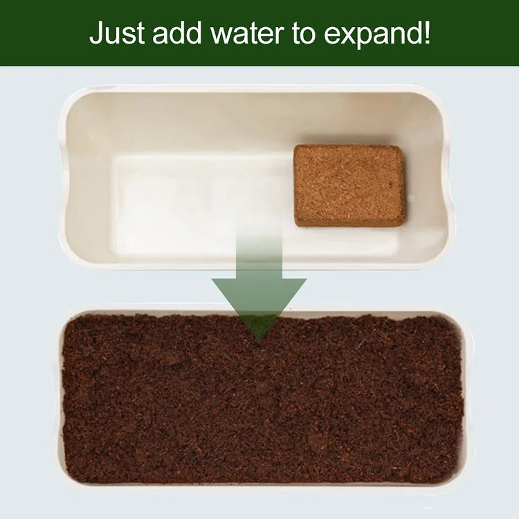CocoBrick - Coconut Coir Growing Medium for Plants & Seedlings