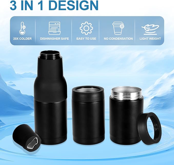 Portabirra termico FrostyPop con apribottiglie integrato