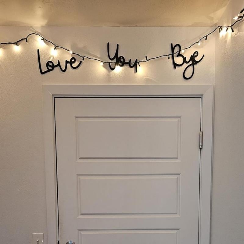 HearthSign Wall Lettering – No-Drill Decorative Script