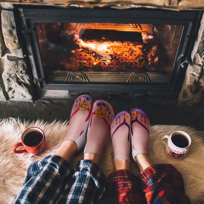 FlipFun – veselé ponožky s potiskem žabek