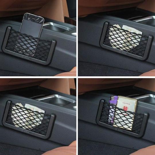 VeloStash — Car Seat Storage Net Pocket Organizer
