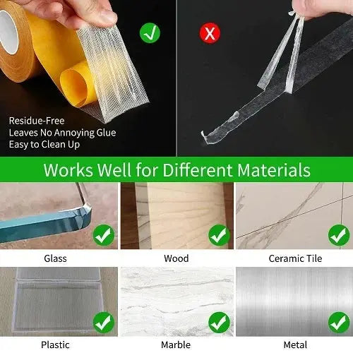 Super adesivo – Nastro trasparente resistente