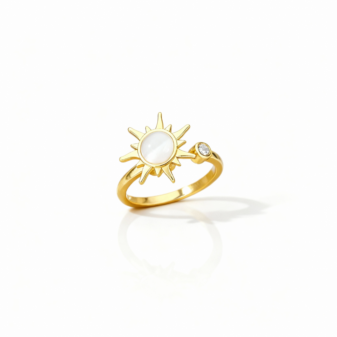 Calmiva – nastaviteľný antistresový prsteň s otáčavými korálkami