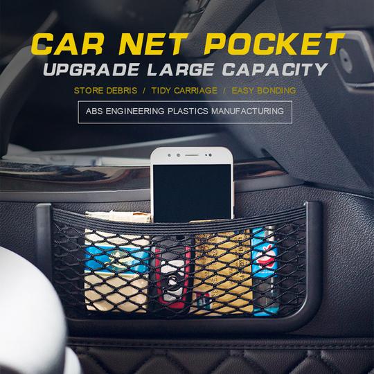 VeloStash — Car Seat Storage Net Pocket Organizer