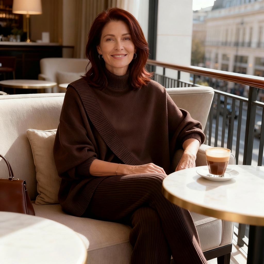 Oversized Sweatshirt and Relaxed Pants Lounge Set