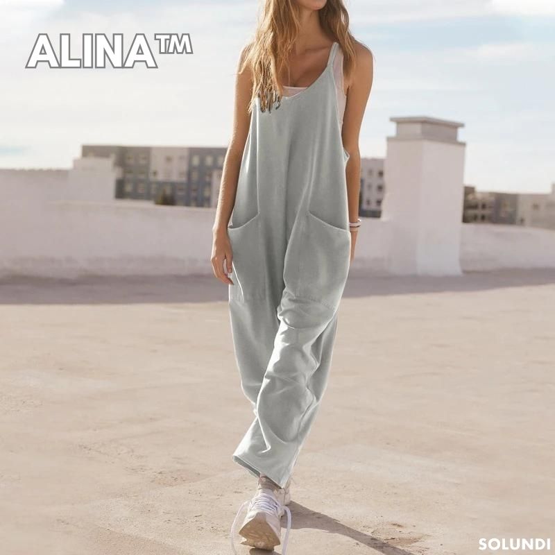 Alina - Relaxed Fit Sleeveless Jumpsuit