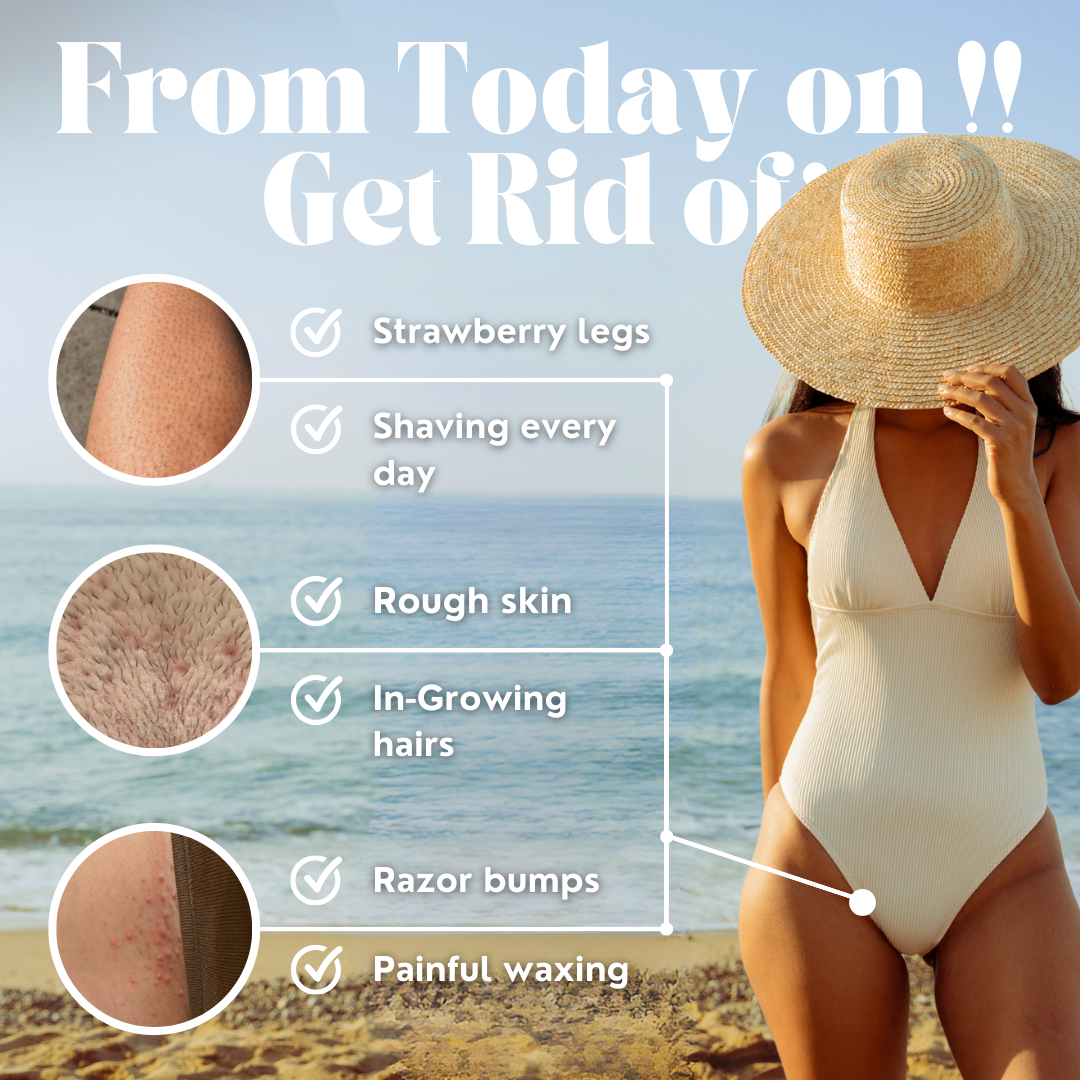 Jemné sérum pro odstranění tělesného ochlupení