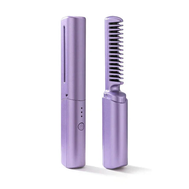 Cordless Hair Straightener Comb for Smooth Styling
