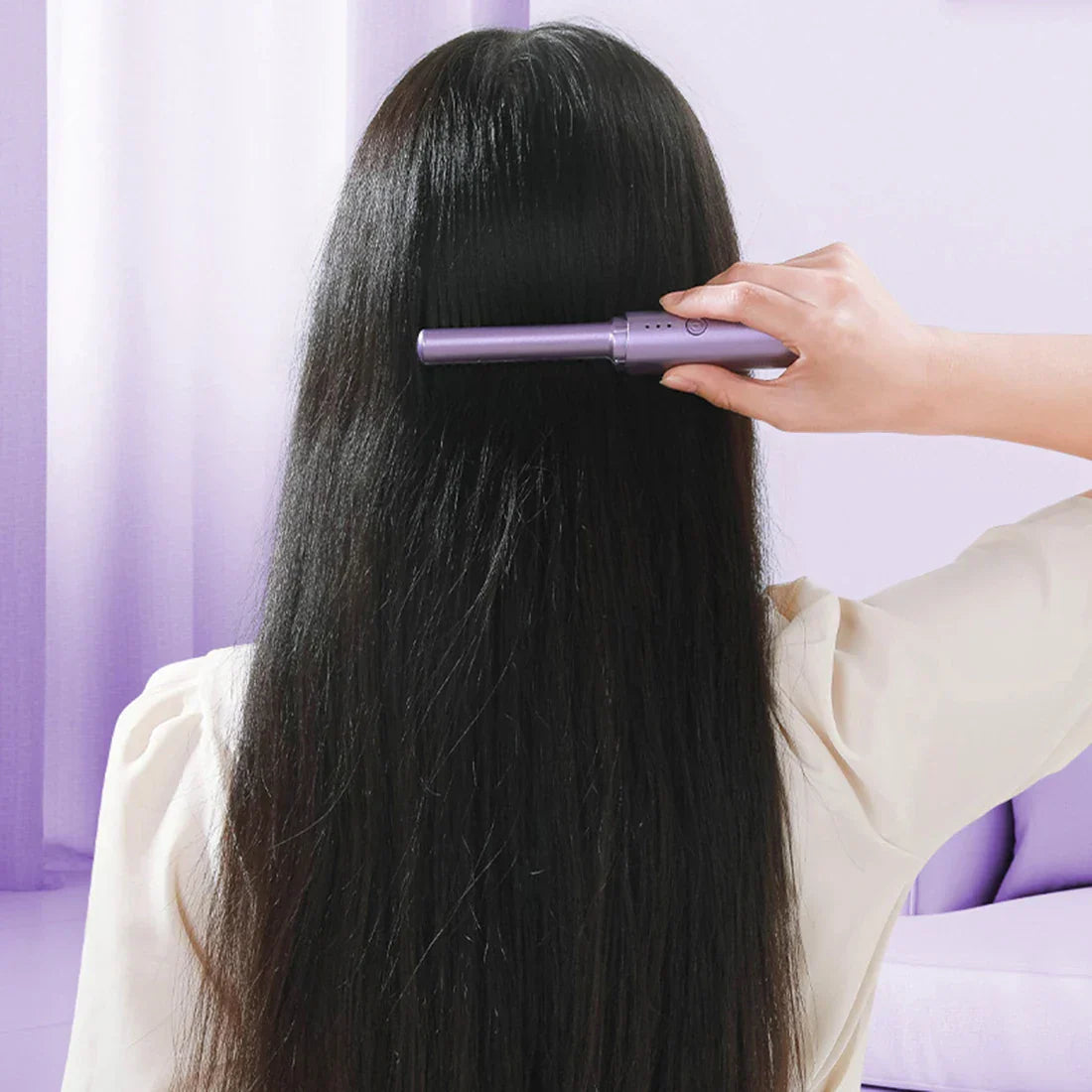 Cordless Hair Straightener Comb for Smooth Styling