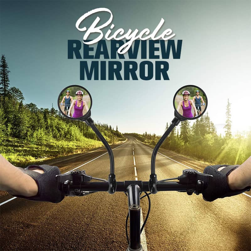 FlexiView - Adjustable Bicycle Handlebar Rear View Mirror