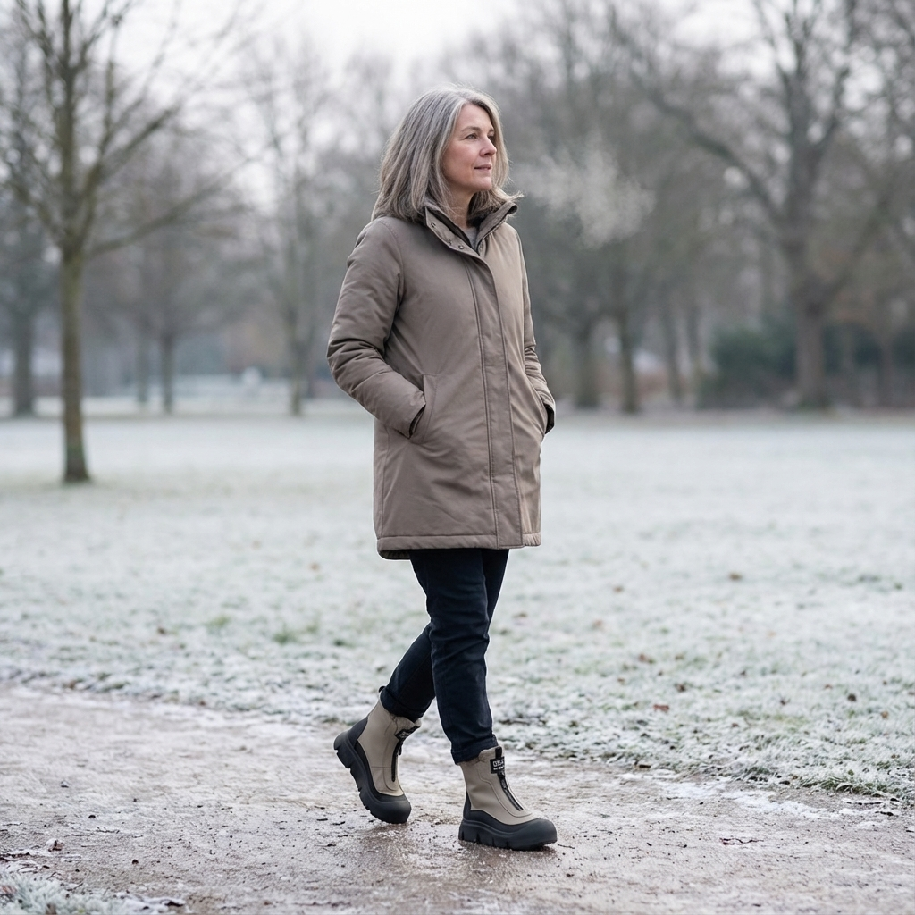 Insulated Zip Winter Boots for Cold-Weather Wear