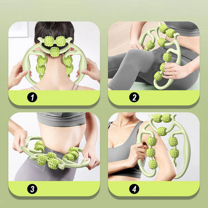 LegElite — Rodillo masajeador manual para piernas, pantorrillas y muslos