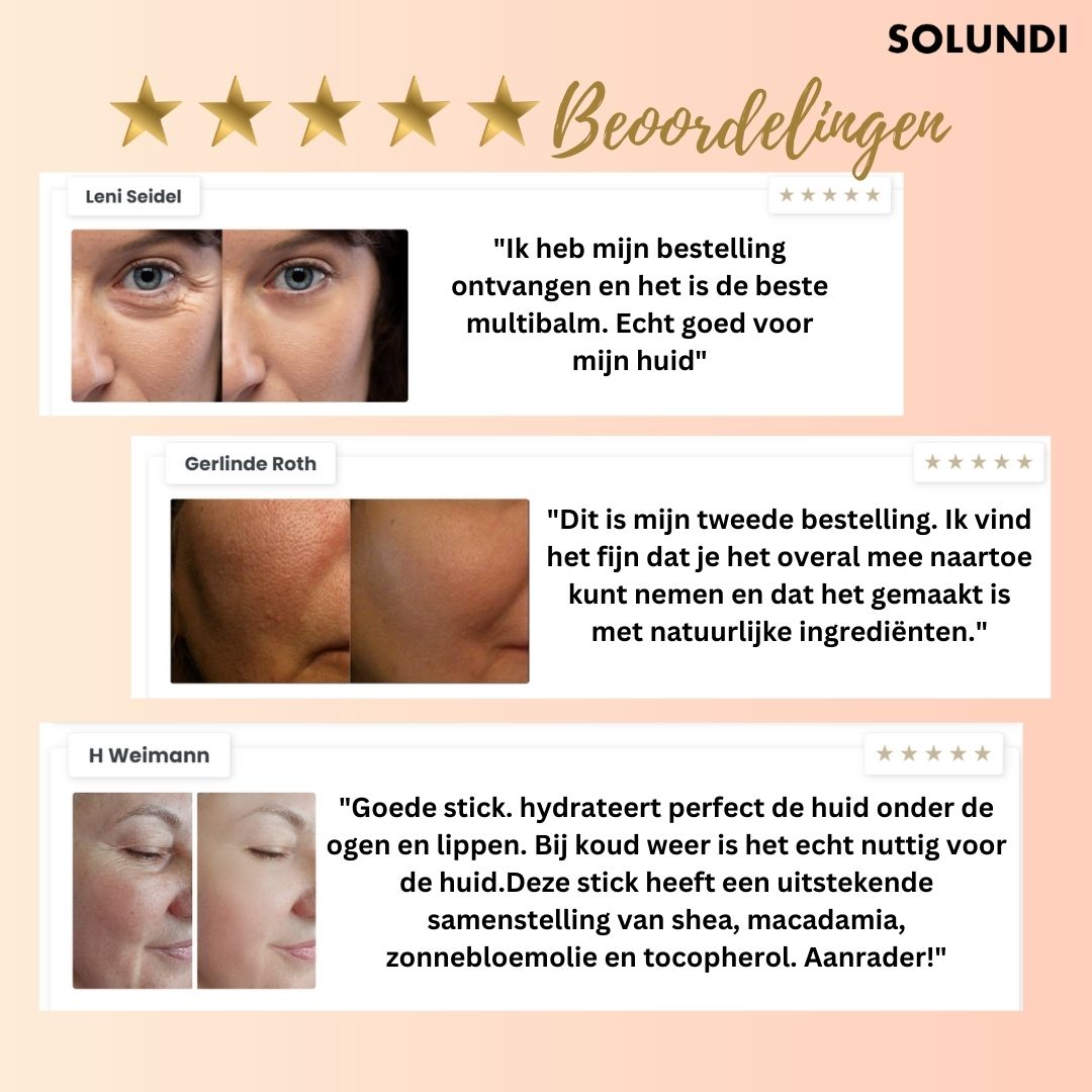 MultiBalm – 3-in-1 anti-age kosteuttava kasvojen balmipuikko ryppyjä vastaan