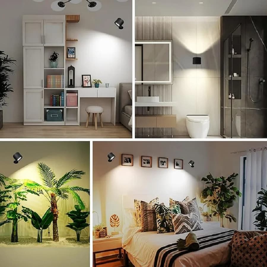 LumaFlex — Rechargeable Magnetic LED Wall Light with Remote