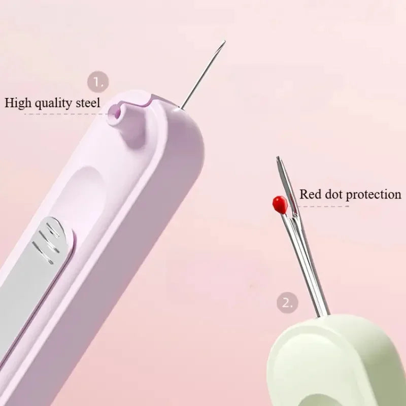 StitchPal – Unealtă 2-în-1 pentru înfilat acul și desfăcut cusături