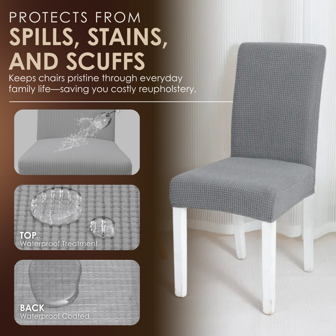 Rugalmas étkezőszék-huzat készlet