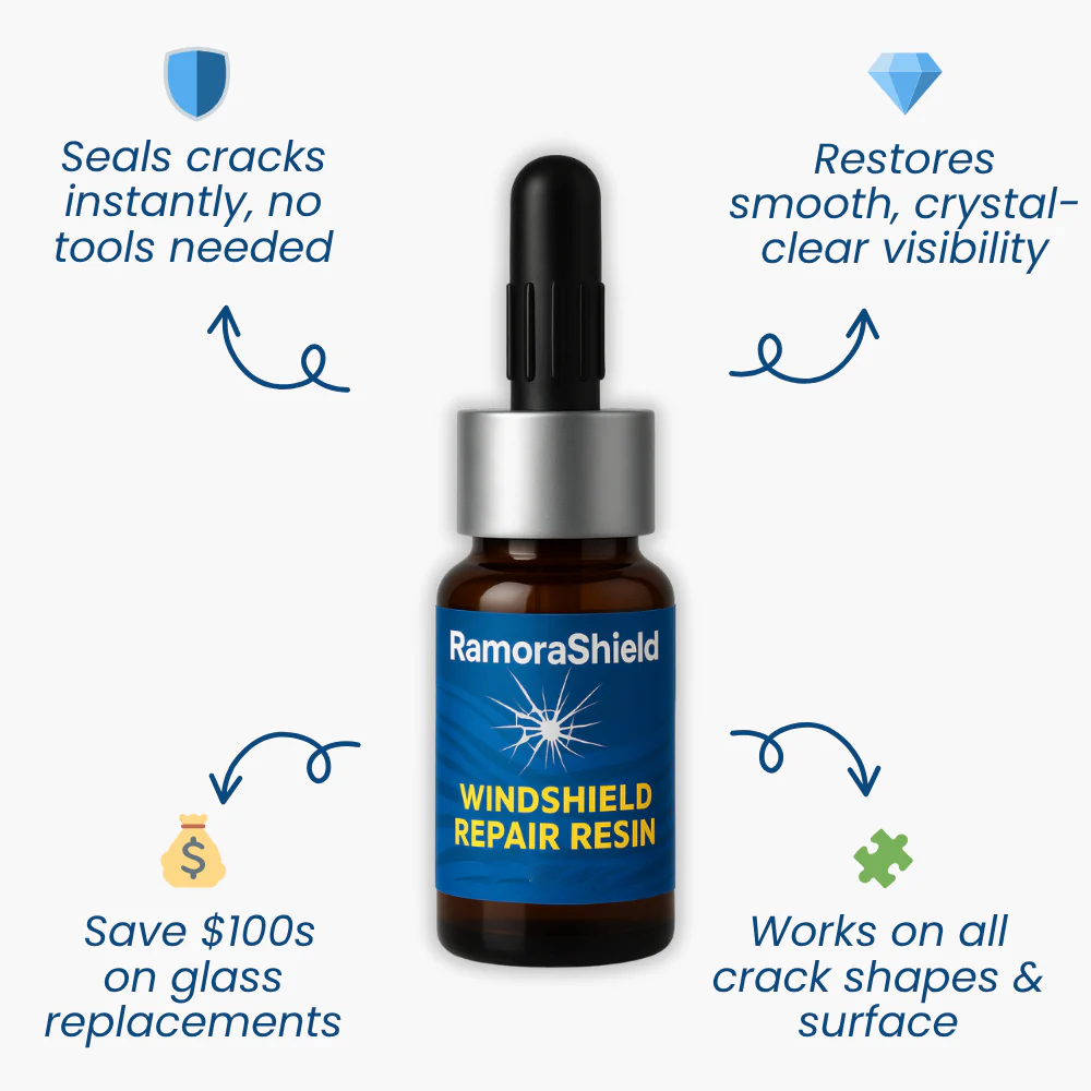 RamoraShield — szélvédőjavító műgyanta