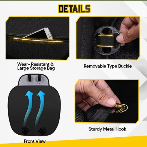 SeatGuard rutschfester Autositzbezug für Vorder- und Rücksitze