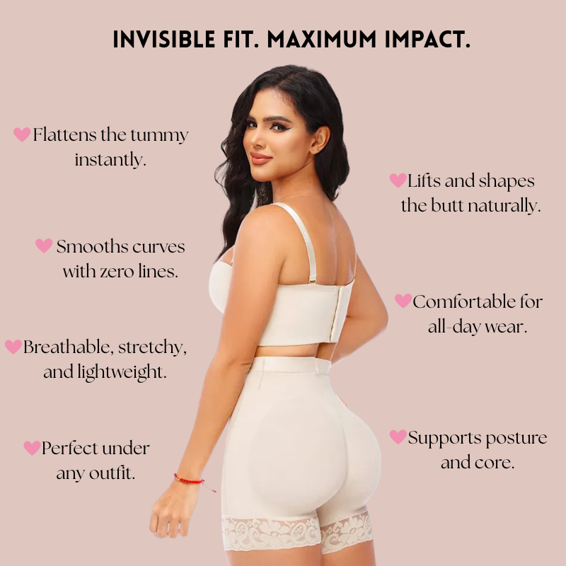ElevateCurve - High-Waist Shaper Shorts – Sculpted Silhouette