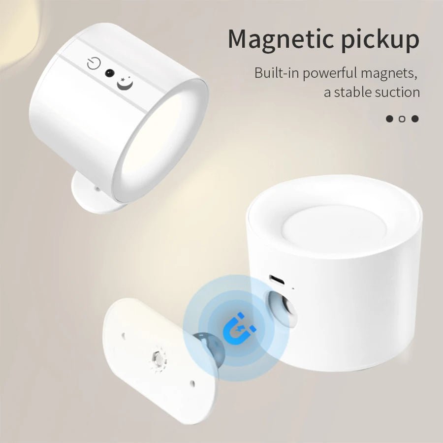 LumaFlex — Rechargeable Magnetic LED Wall Light with Remote