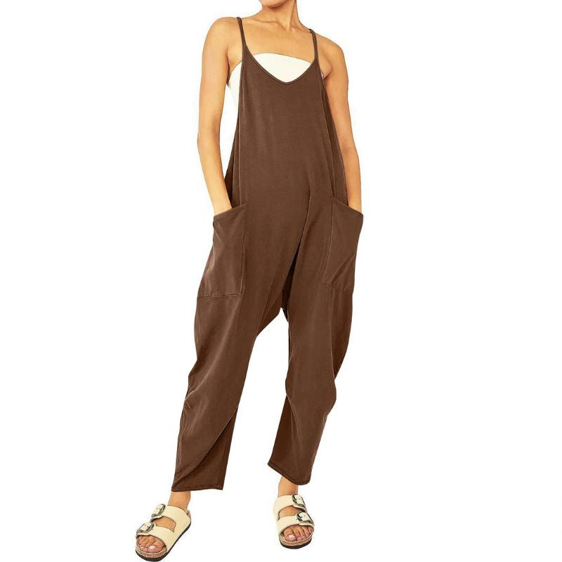 Alina - Relaxed Fit Sleeveless Jumpsuit