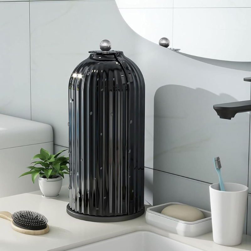 Otočný organizér na toaletní potřeby o 360° pro uložení na kosmetickém stolku