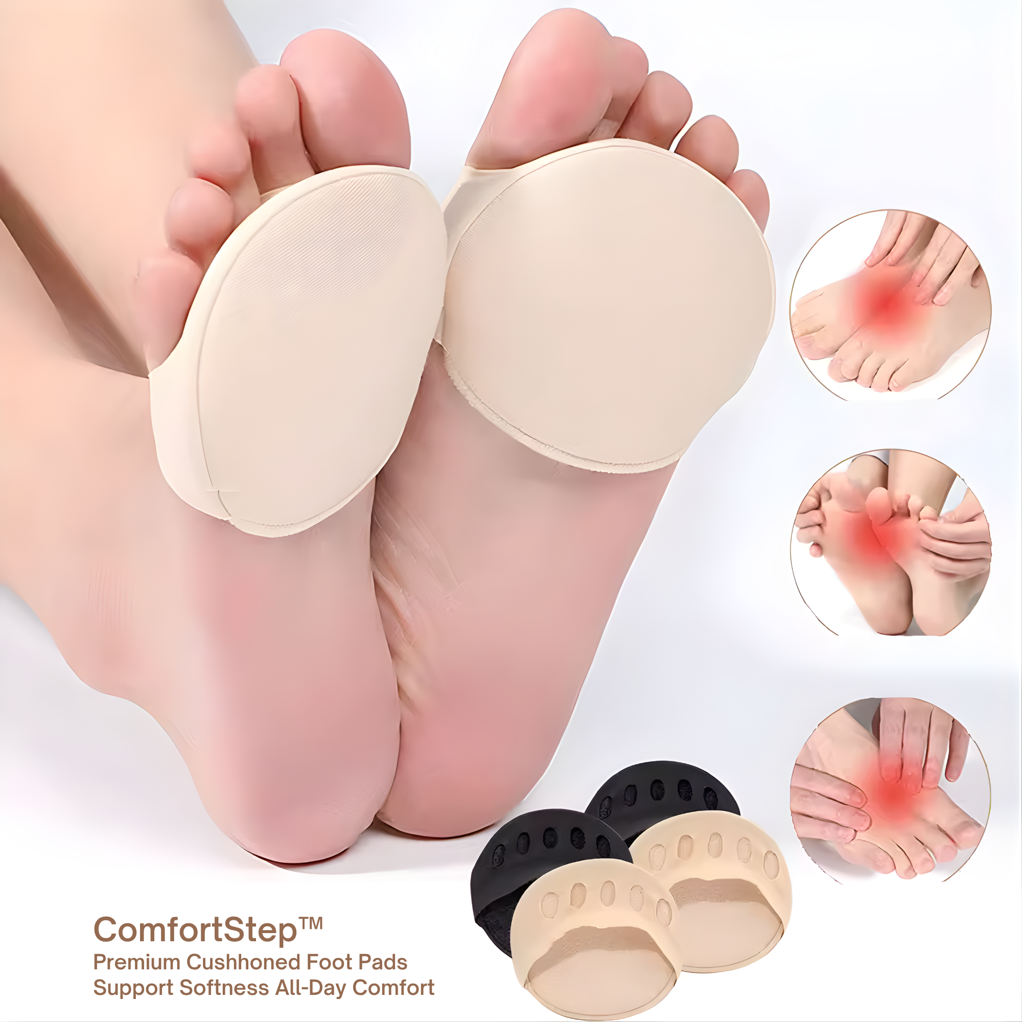 VelvetStep — Heel Cushion Pads for Shoes