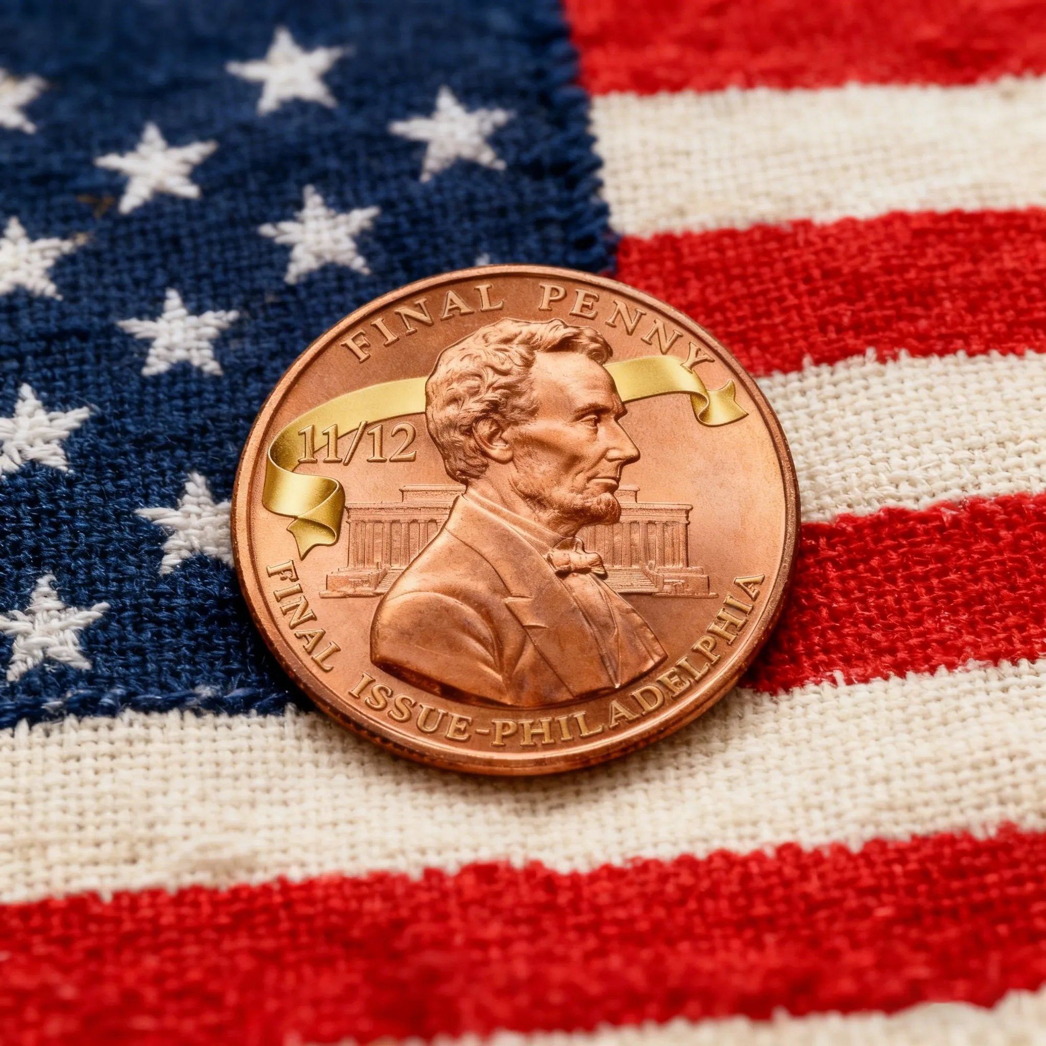 Lincoln Letzter Penny – 11/12 Prägestätte Philadelphia, Sammlermünze in limitierter Auflage