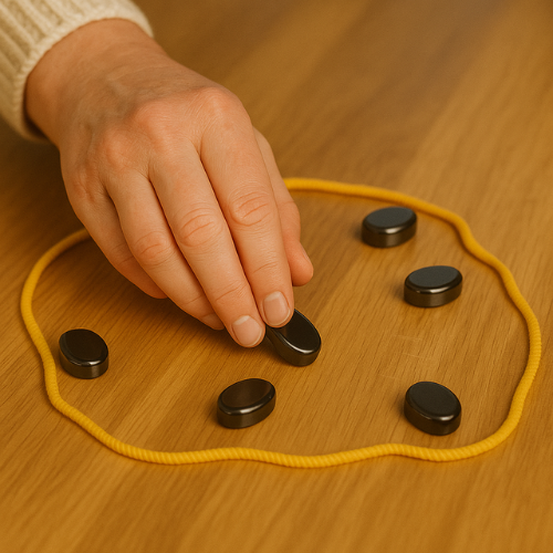 VortexStrat — Magneettinen strategialautapeli kivillä