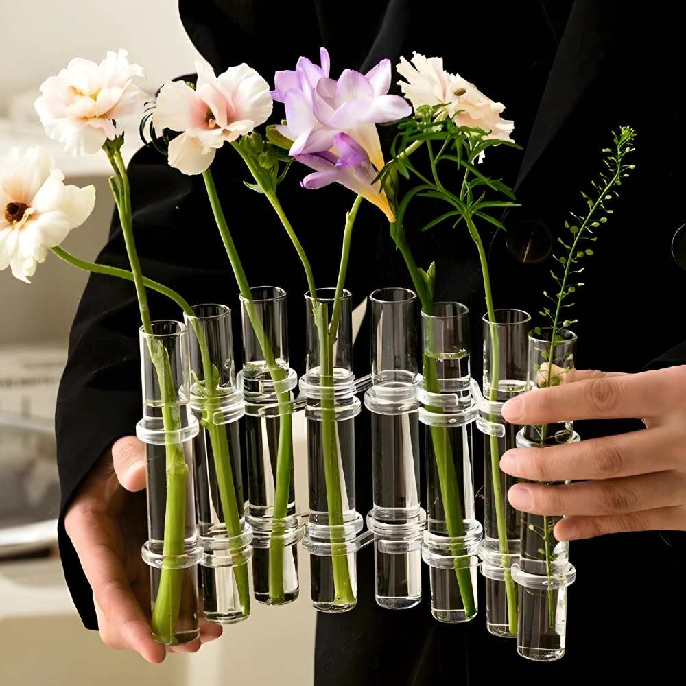 FloraForm — Modular Glass Tube Vase
