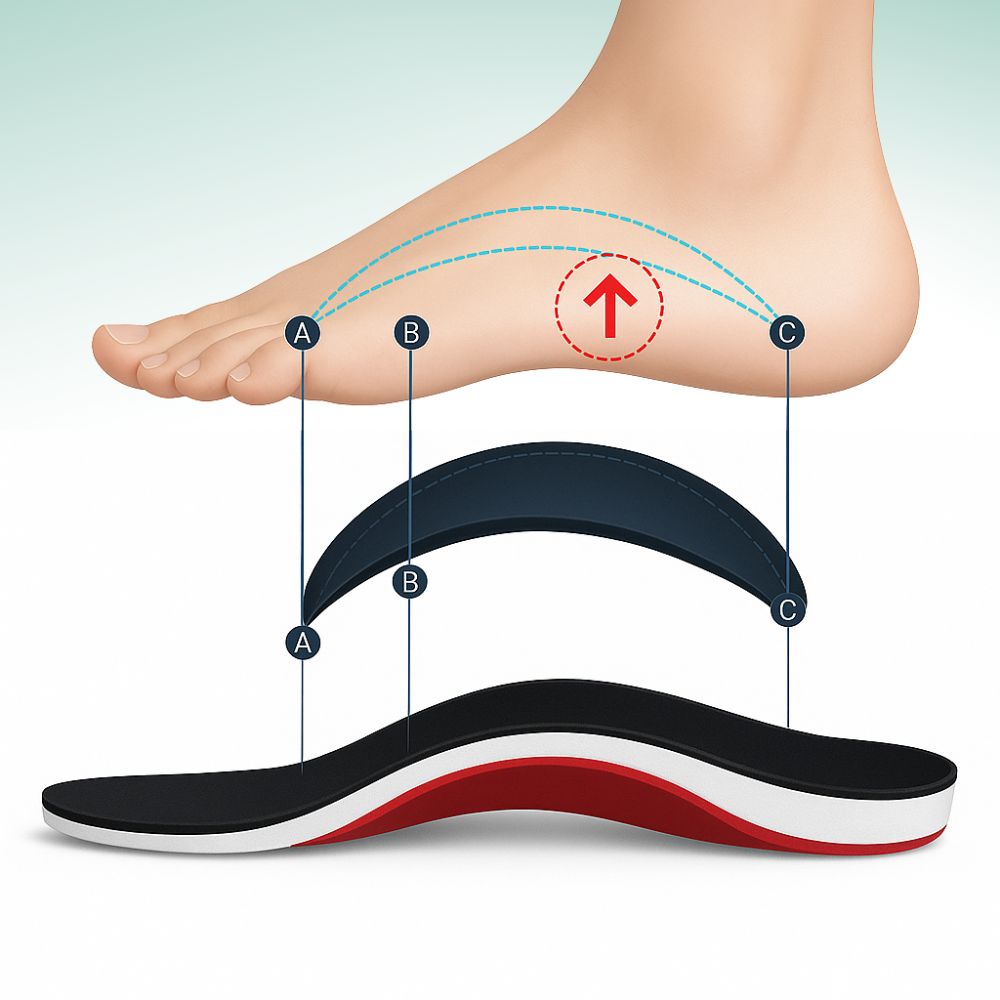 ArchEase - Arch Support Shoe Insoles
