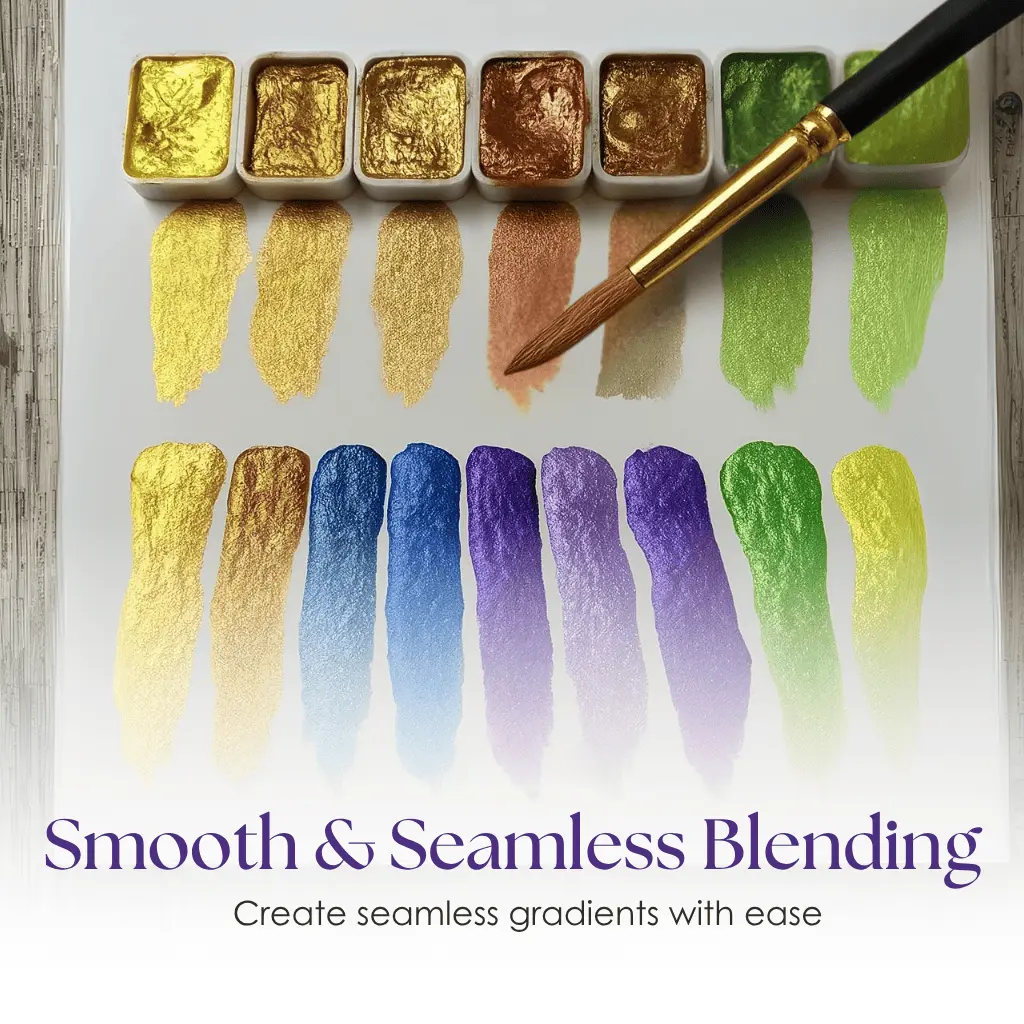 Instant Shimmering Watercolor Paint Set for Creative Art