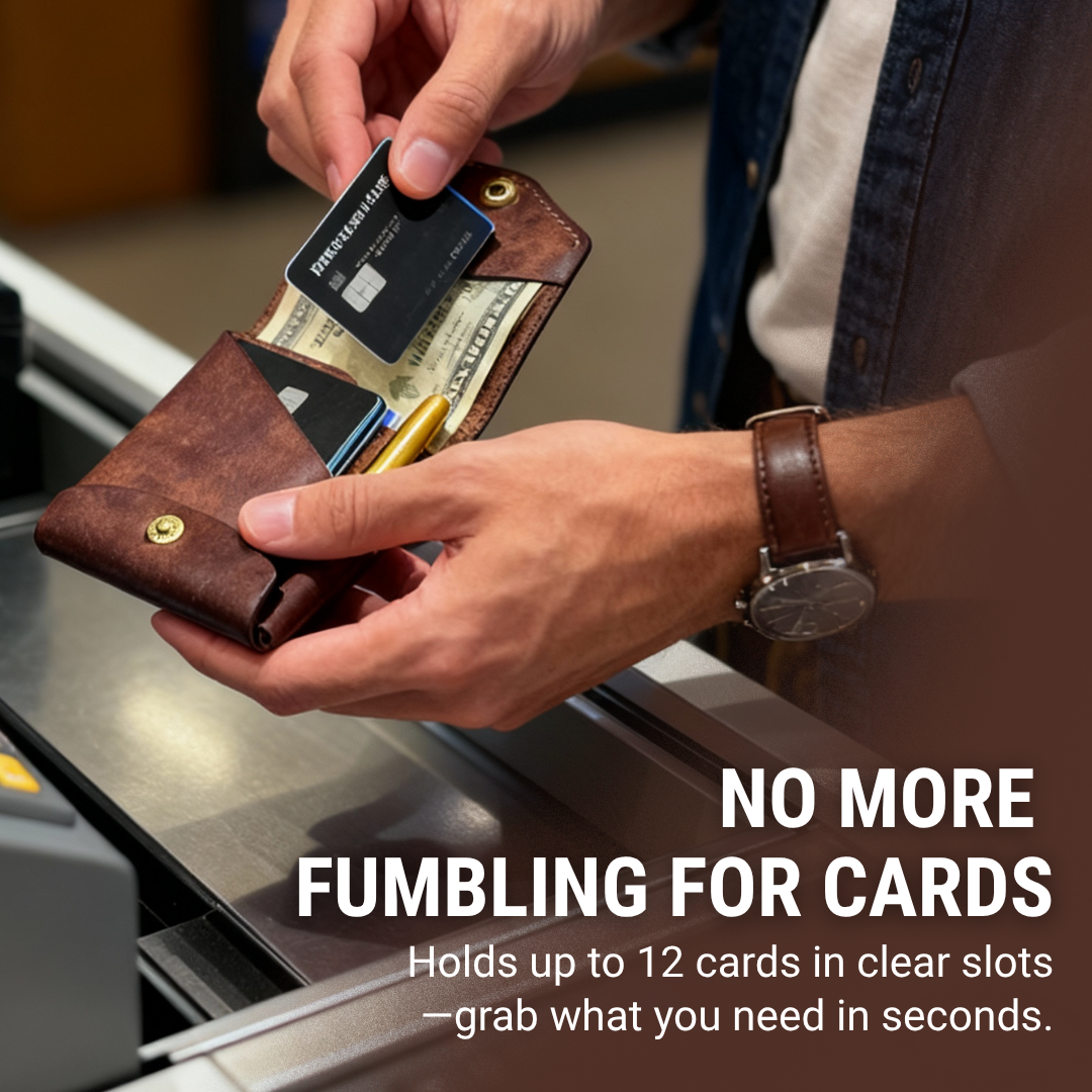 Cardhaven - Vintage-Style Slim Card Wallet