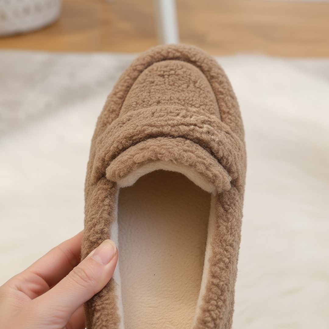 Cozy Moccasin-Style Slippers with Soft Lining