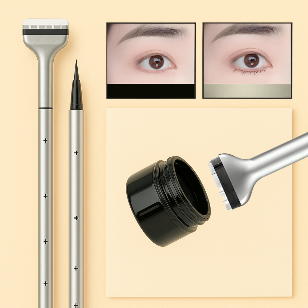 EyeStamp – přesný aplikátor na oči | nástroj pro přesné nanášení řasenky a očních linek pod kontrolou