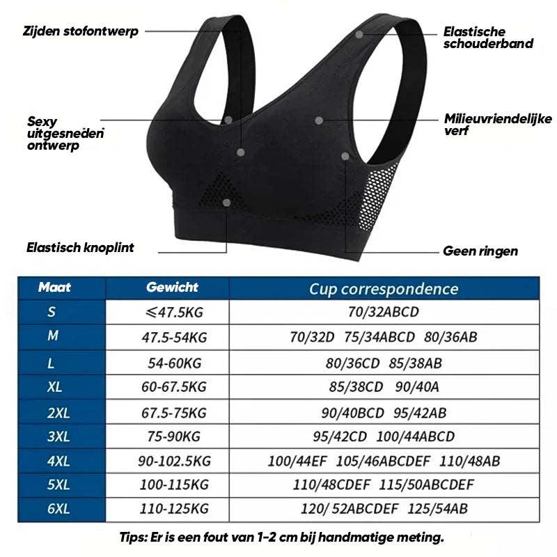 AirFlex - Wireless Sports Bra with Seamless Everyday Comfort