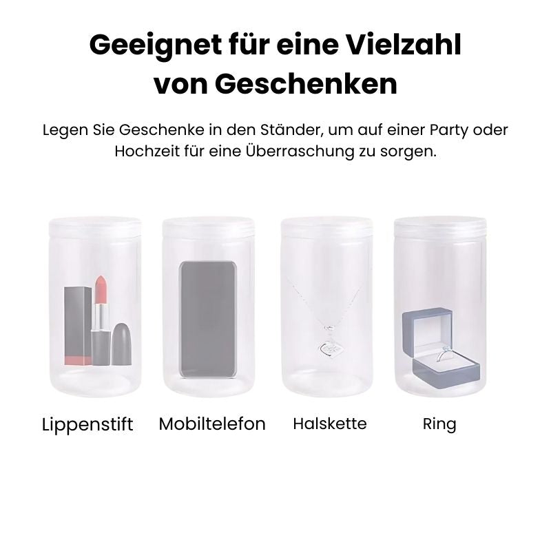 Surprise Cake Stand with Hidden Reveal Compartment