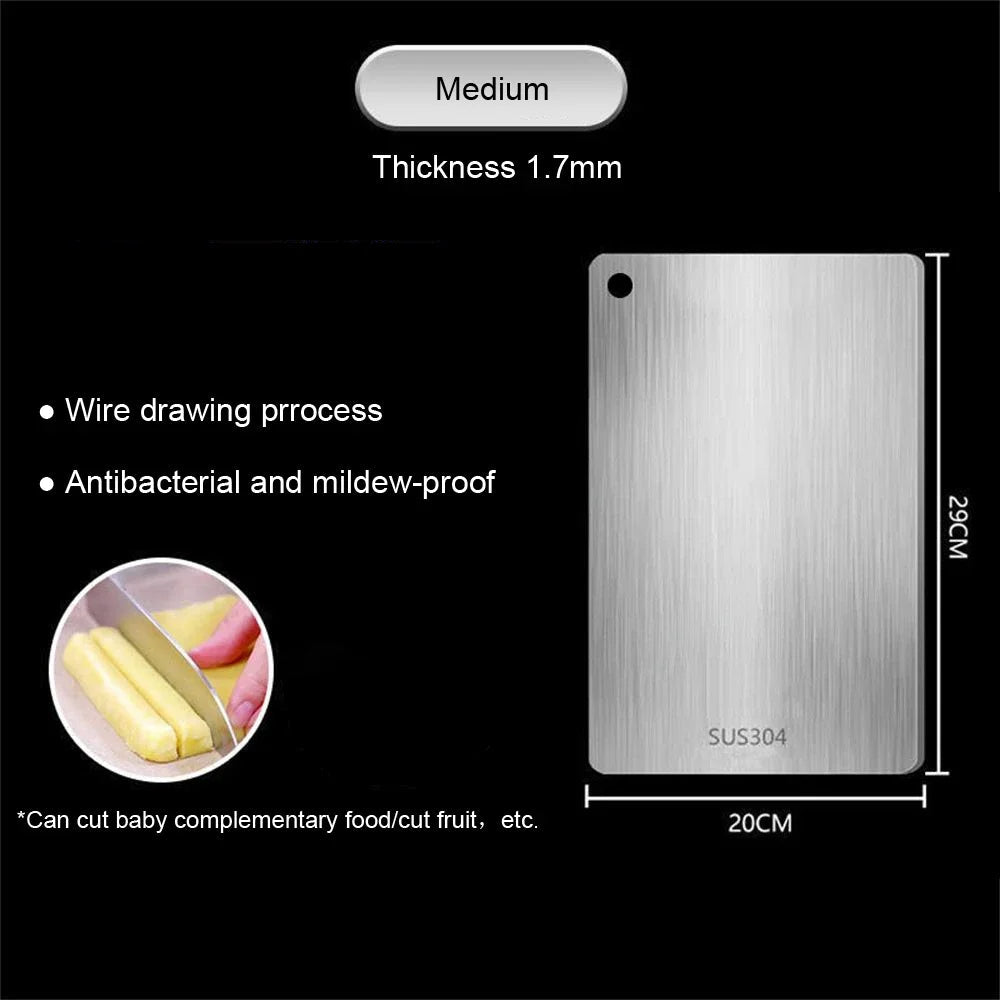 SteelGuard Pro — Stainless Steel Cutting Board for Kitchen Food Prep