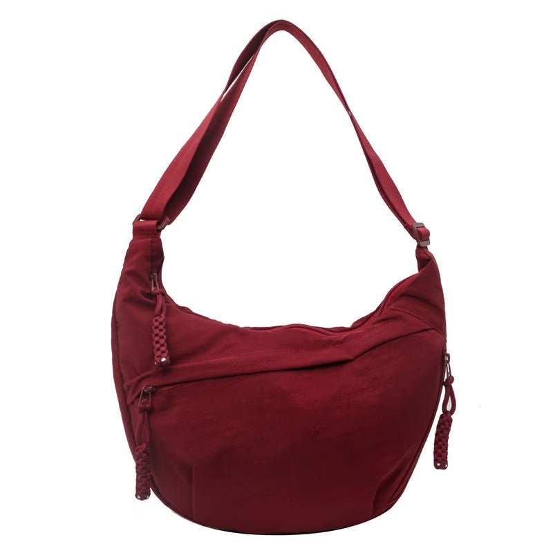 Ultra-Light Everyday Crossbody Bag with Zipper Pockets