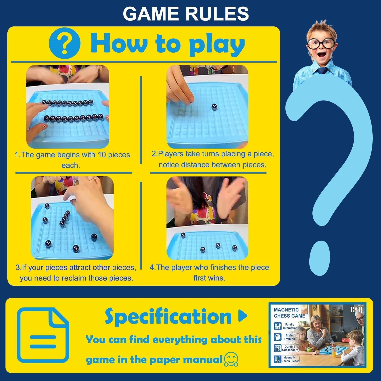 ChessFusion – Mágneses sakk stratégiai játék