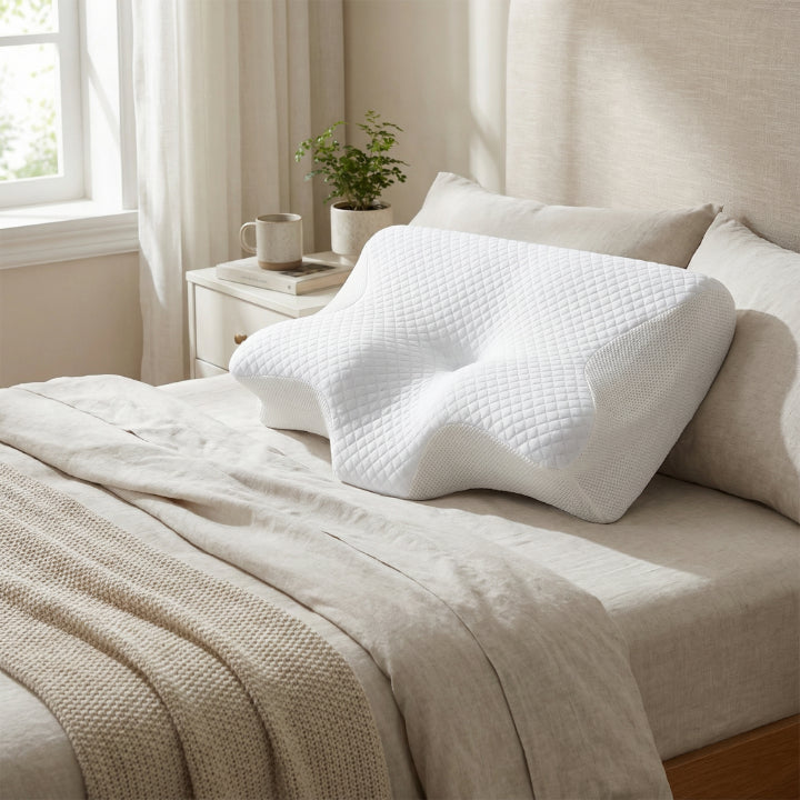 Contour Memory Foam Pillow – Ergonomic Neck Support Pillow