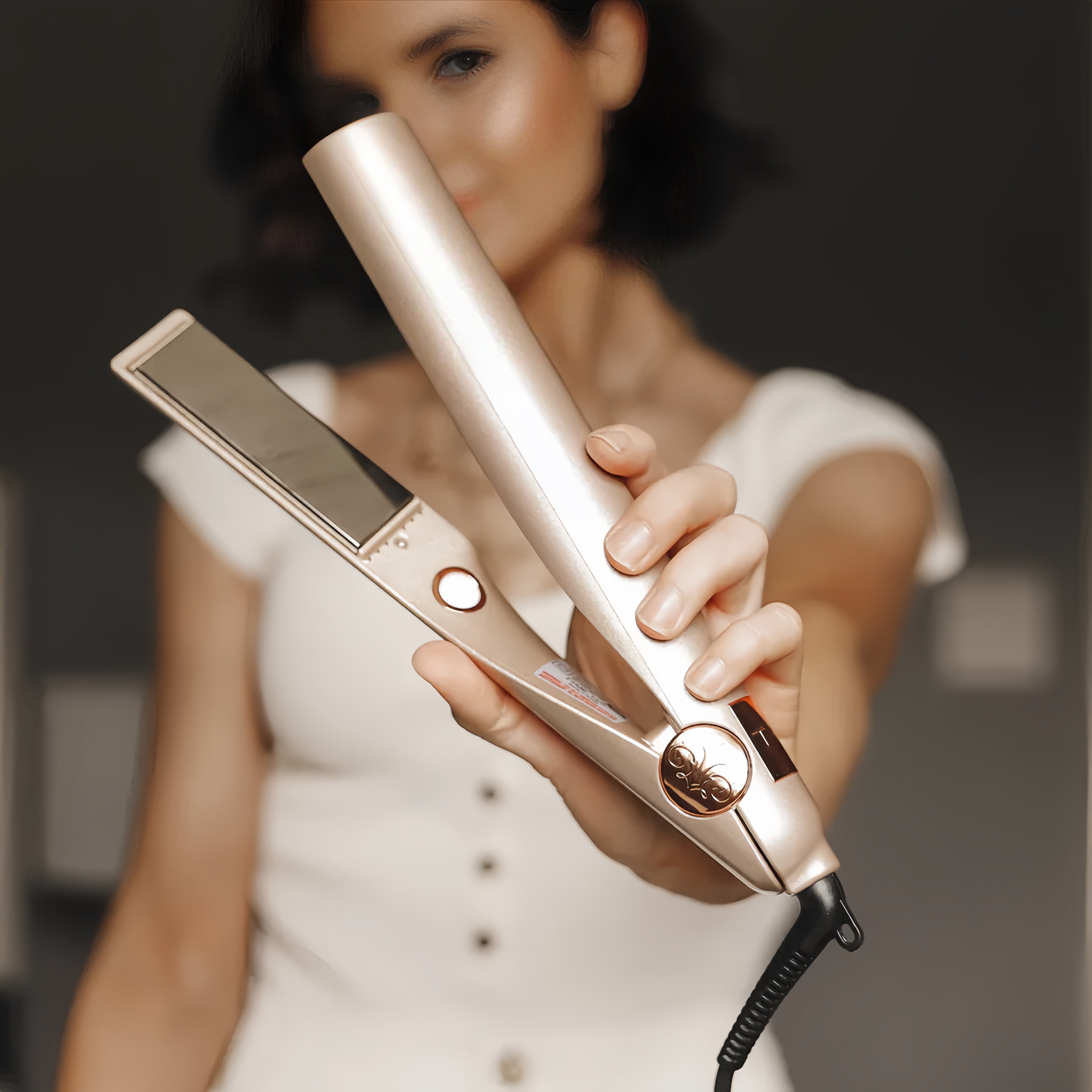 SilkGlide - Hair Styling Iron for Curling & Straightening