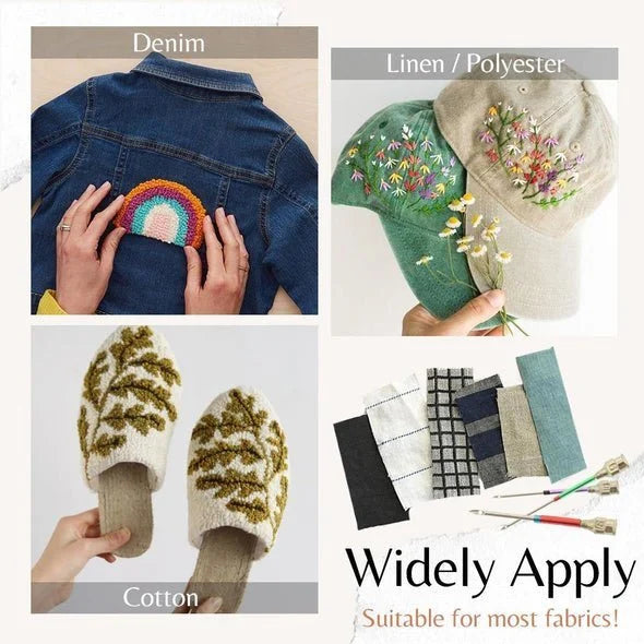 NeedleArt – Sticknadel-Set für Punchnadel-Technik und Bastelprojekte