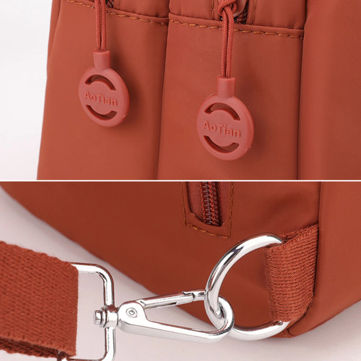 2-Way Commuter Backpack Crossbody Bag for Daily Use