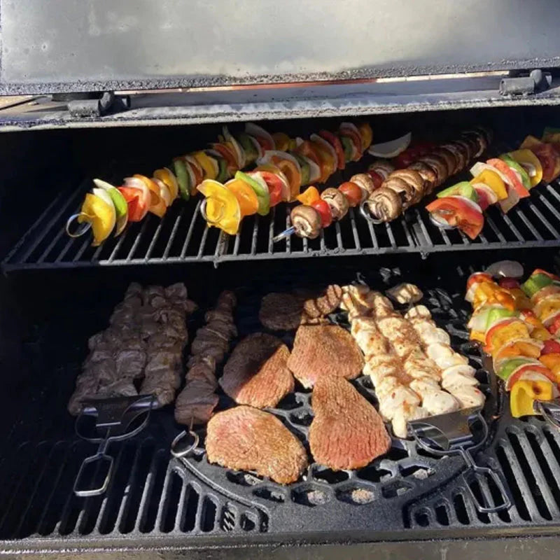BlazeTrio Skewers — Stainless Steel BBQ Skewer Set